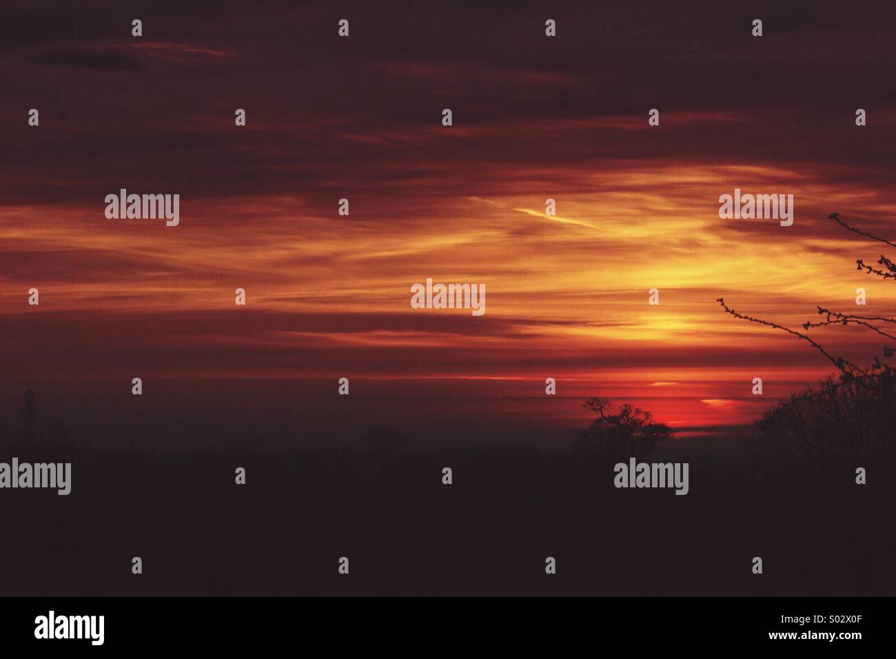 Sunset Stock Photo