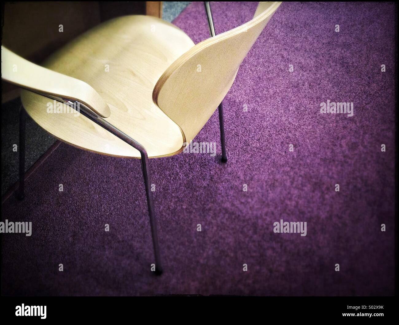 Office chair on carpet - Smartphone Captured Stock Image