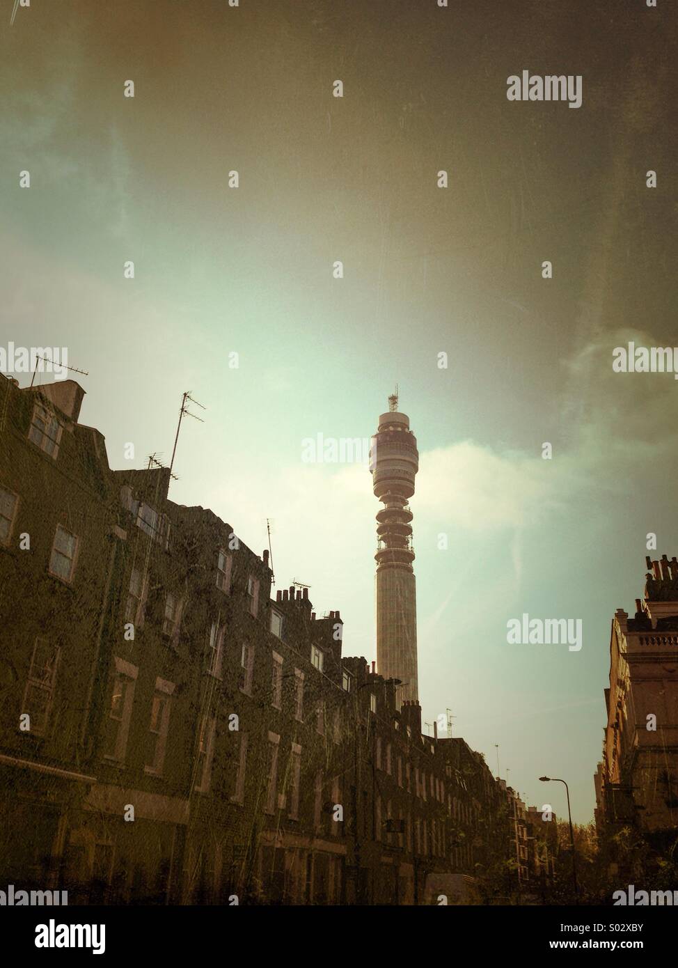 BT Tower, London - Smartphone Captured Stock Image