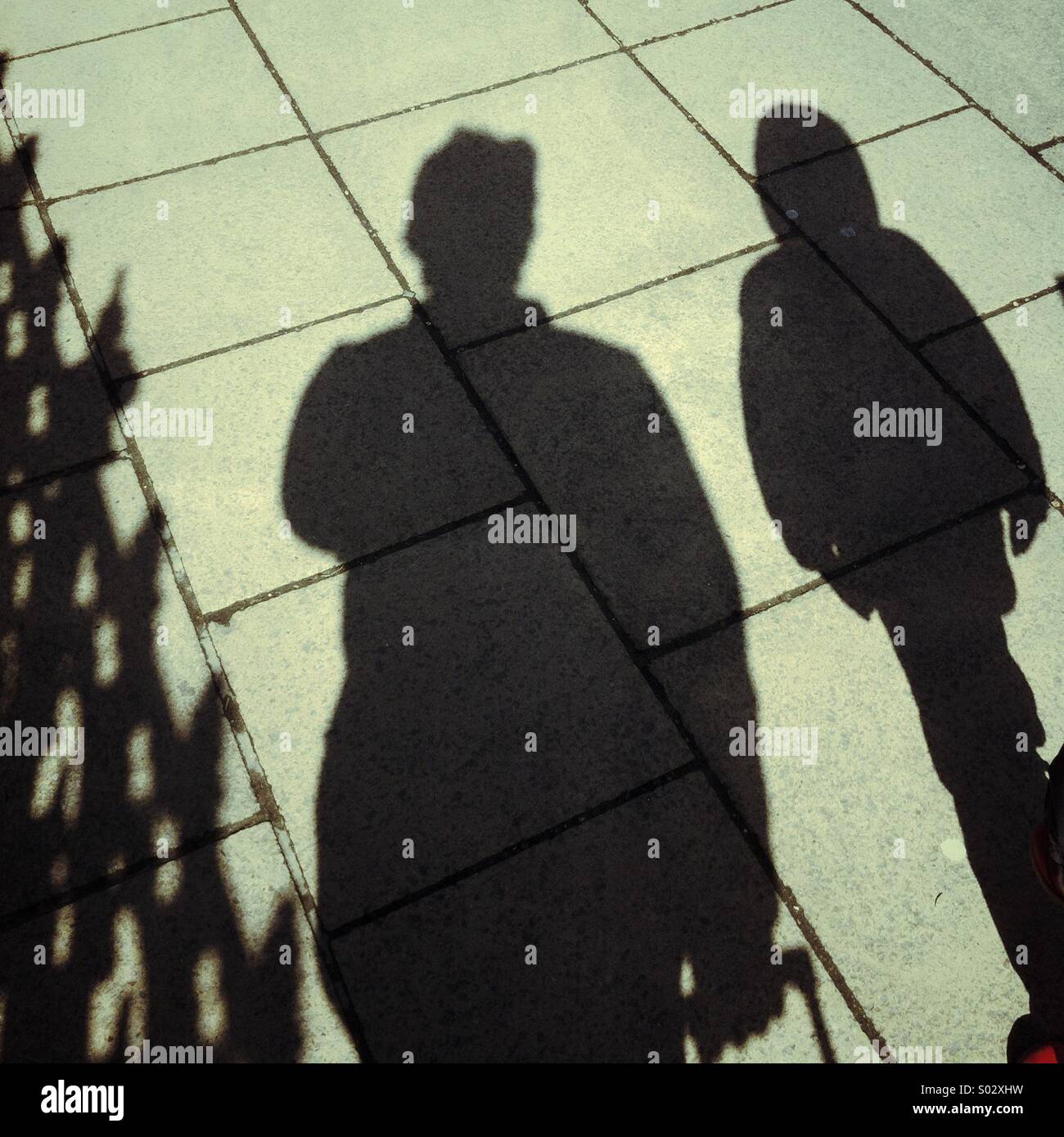 Street shadows - Smartphone Captured Stock Image