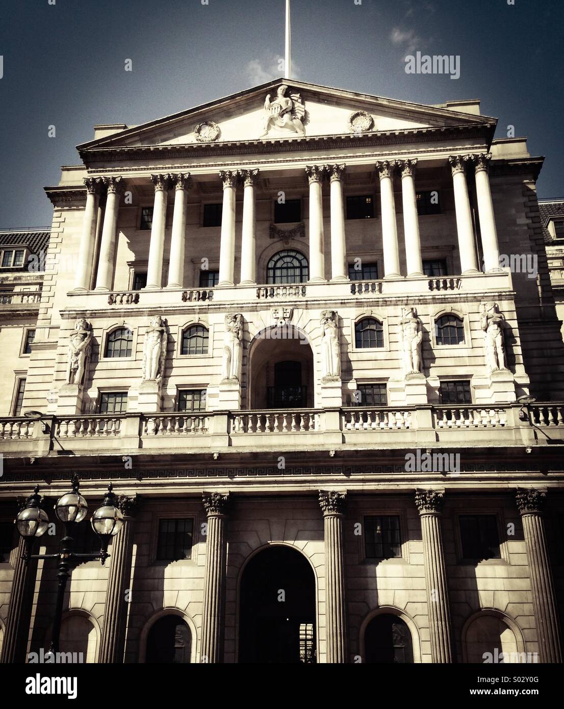 Bank of England building, Threadneedle St - Smartphone Captured Stock Image