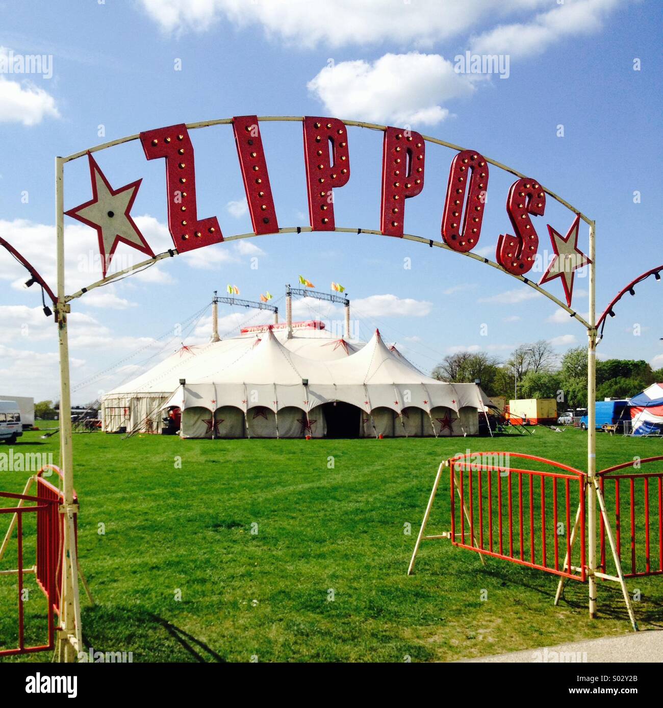 The Circus Comes To Town Stock Photo Alamy
