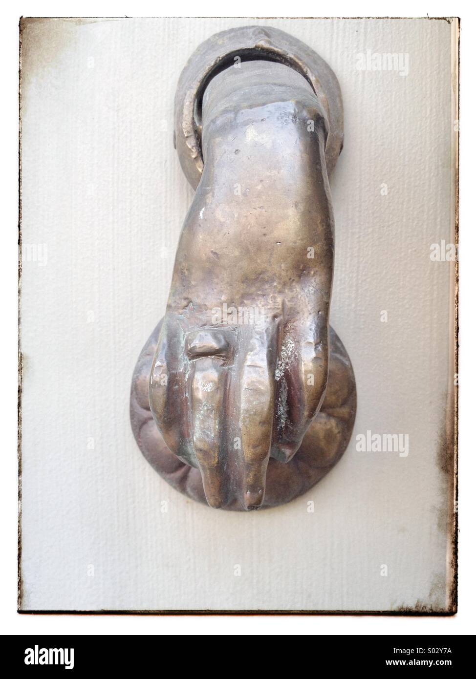 Door handle - Smartphone Captured Stock Image