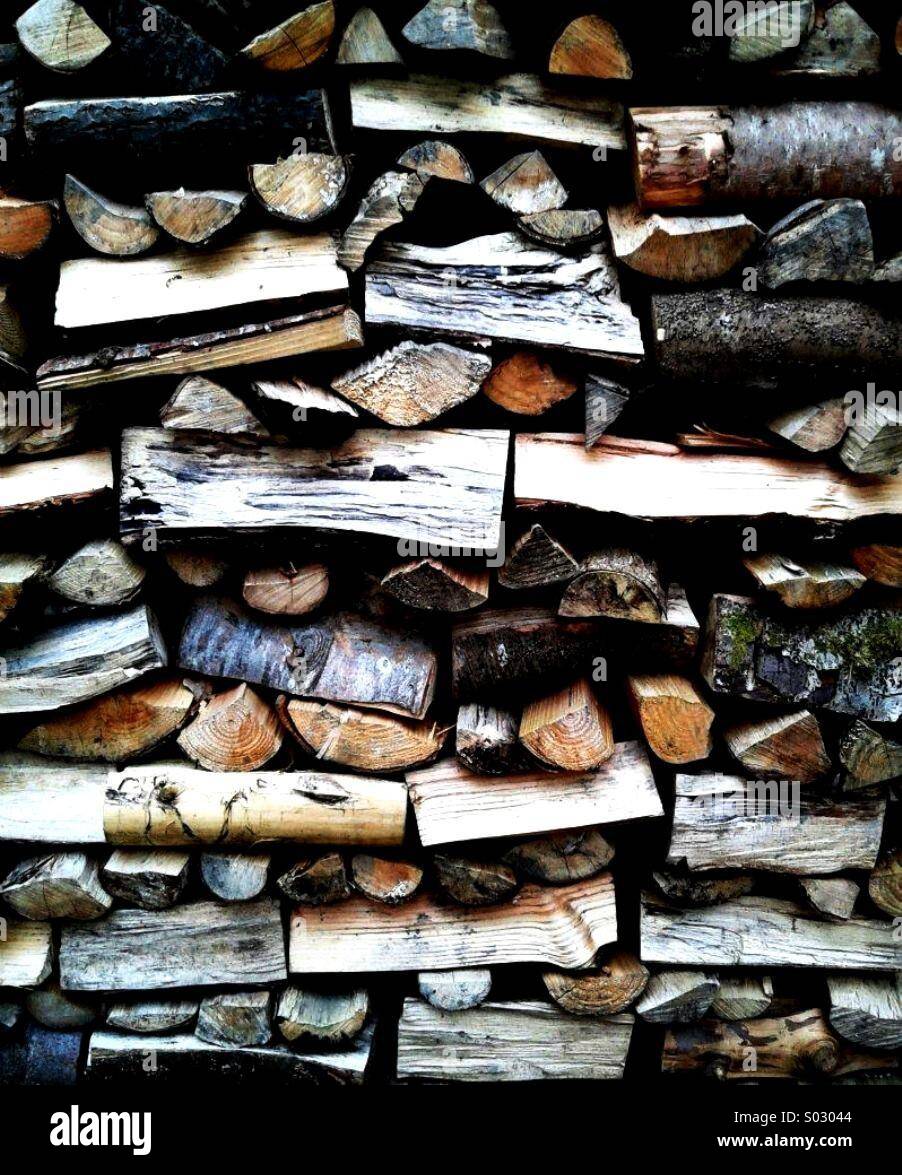 Log Pole - Smartphone Captured Stock Image