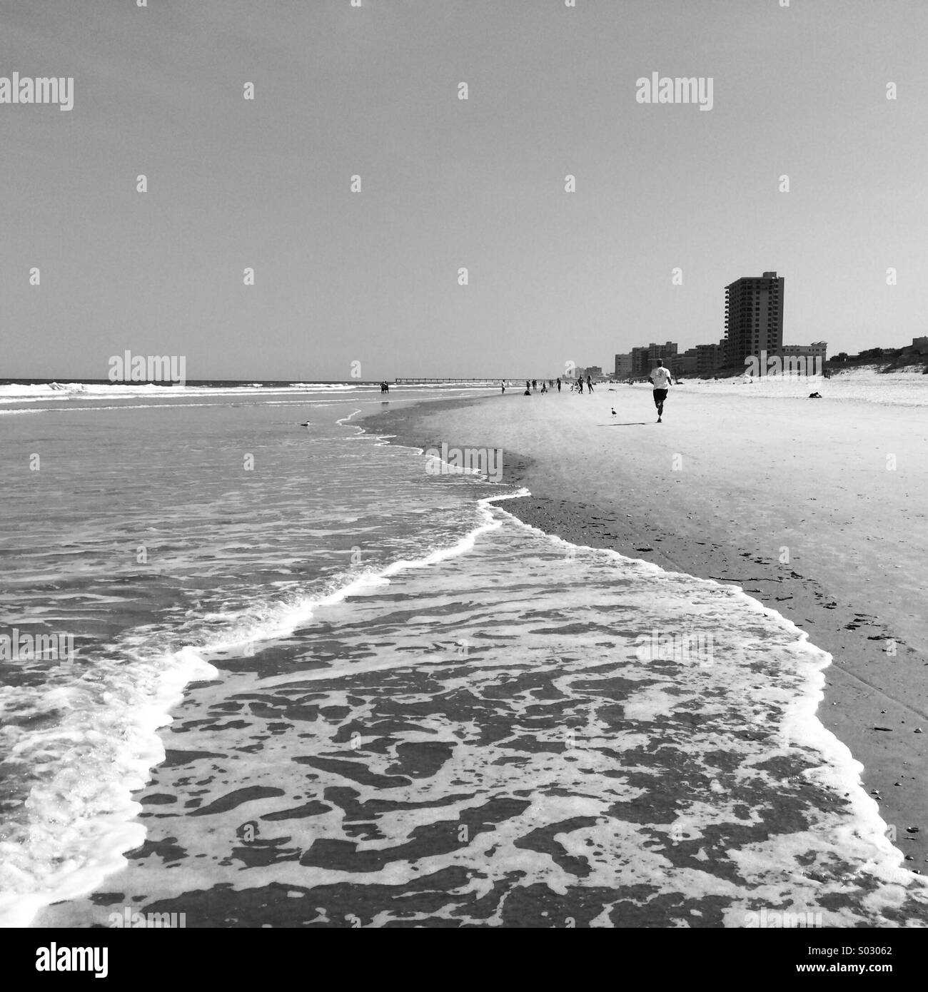Neptune Beach, Florida - Smartphone Captured Stock Image