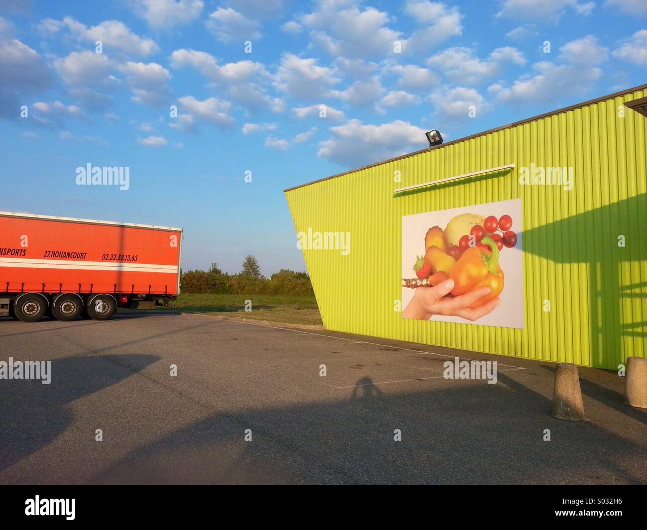Supermarket - supermarcher - France Stock Photo