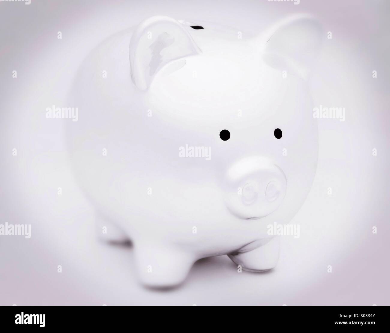 Silver piggy bank - Smartphone Captured Stock Image