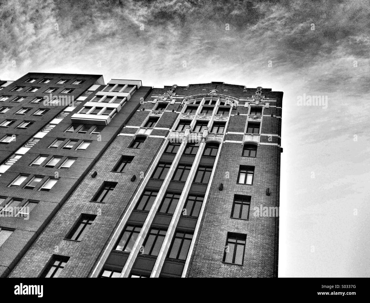 Retro building - Smartphone Captured Stock Image