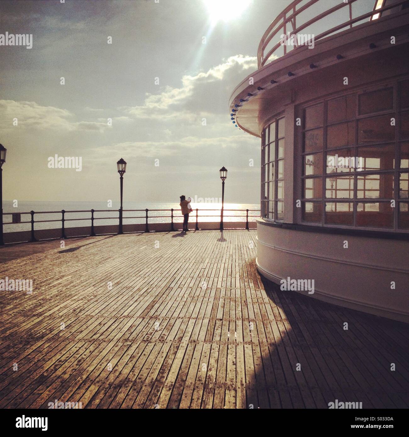 Worthing pier Stock Photo