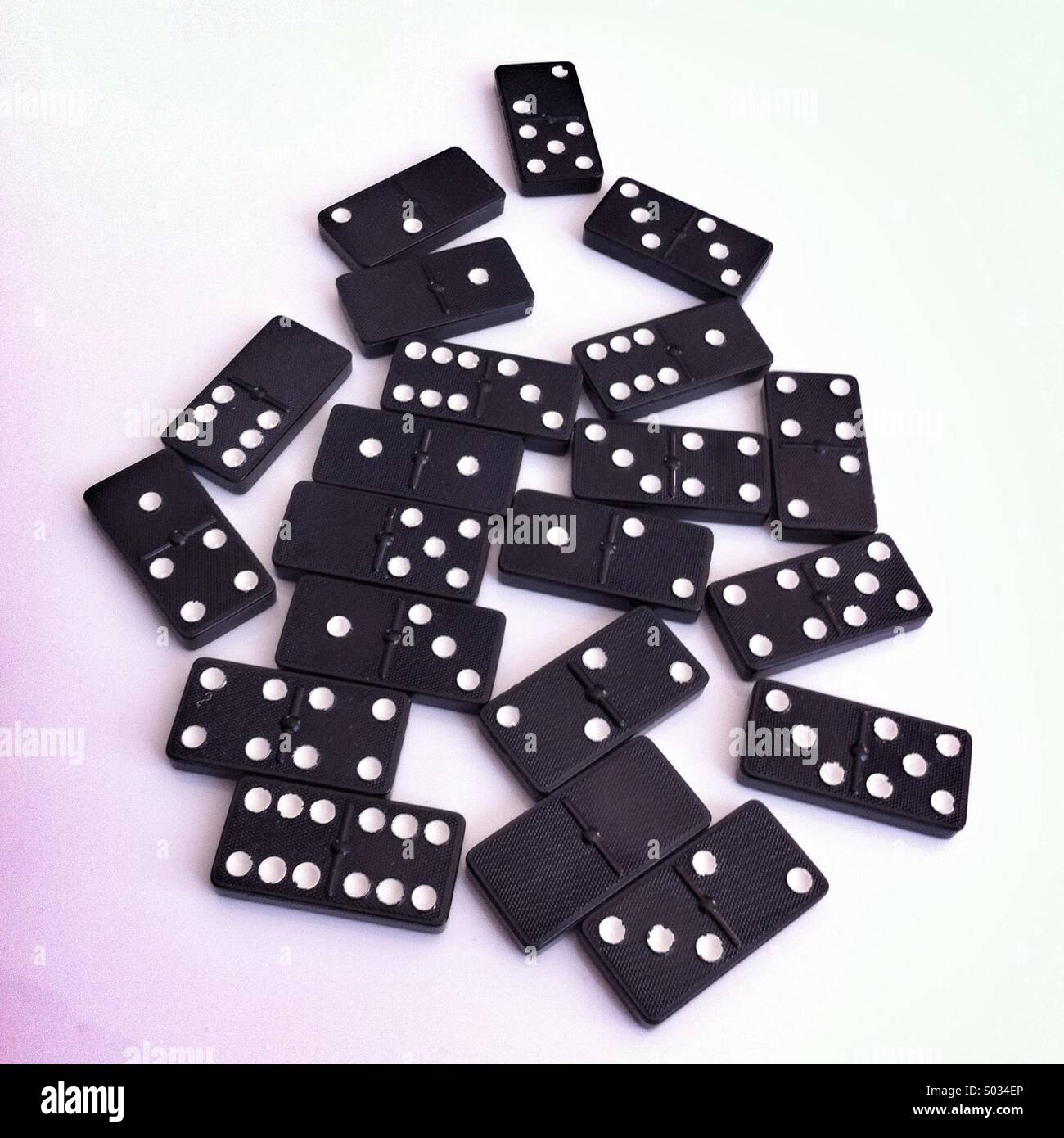 Dominos - Smartphone Captured Stock Image