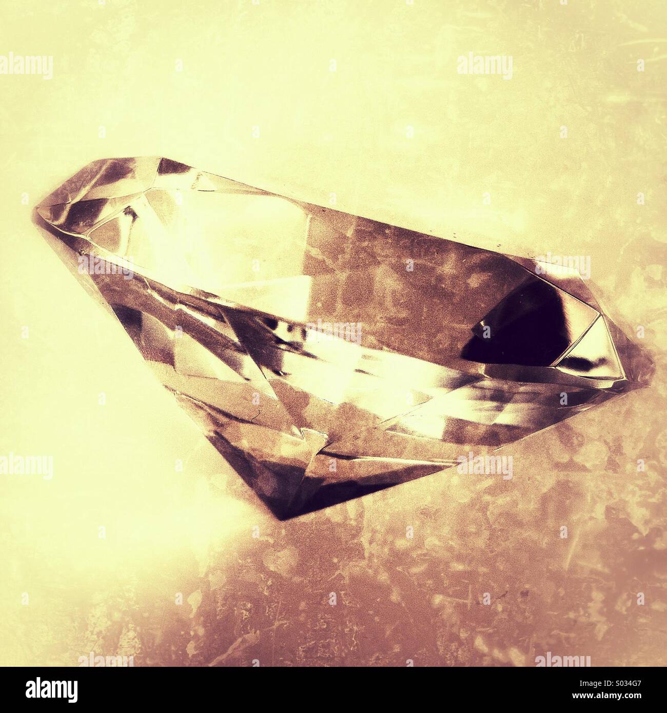 Large diamond - Smartphone Captured Stock Image
