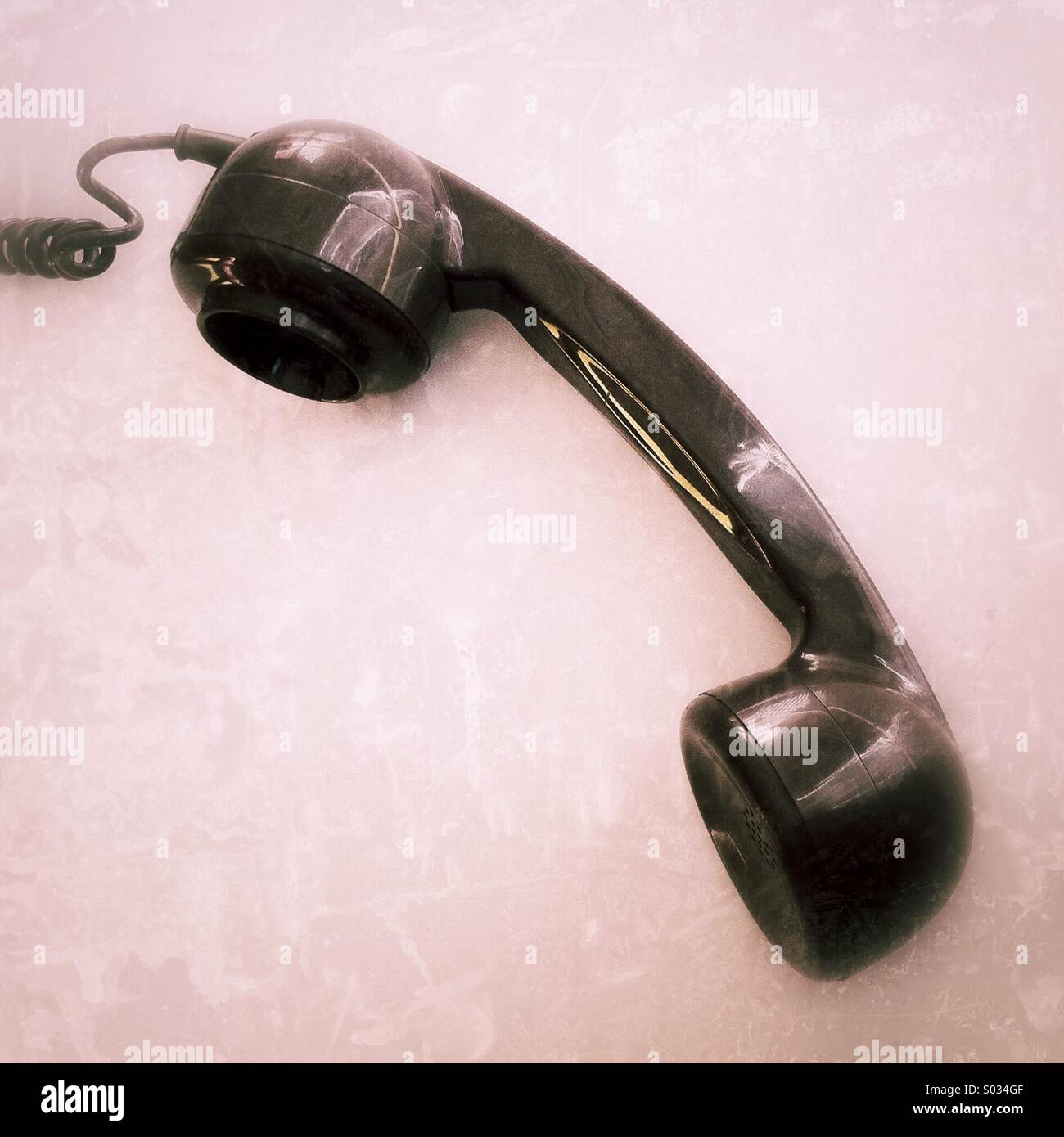 Old telephone receiver - Smartphone Captured Stock Image