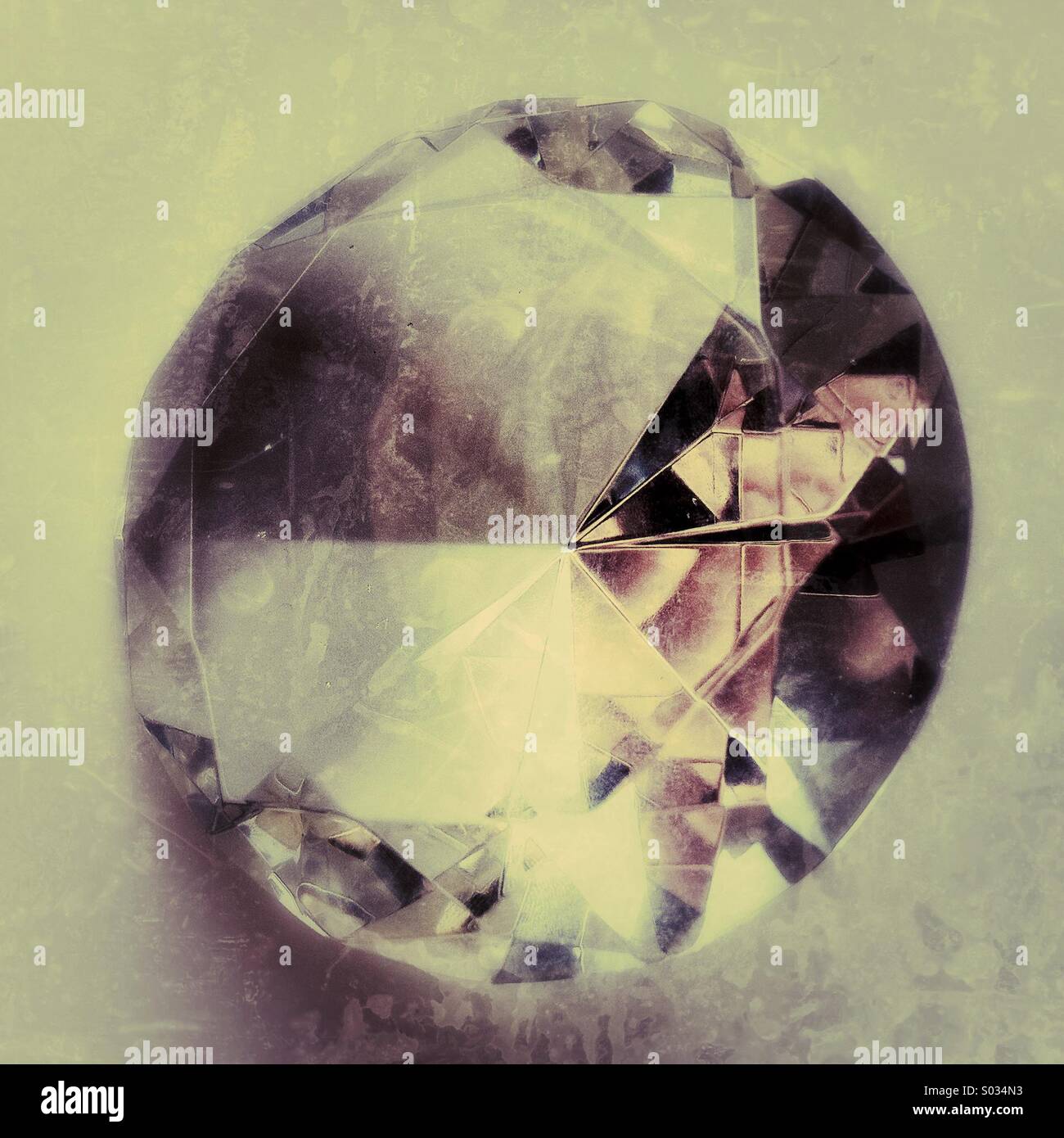 Large diamond - Smartphone Captured Stock Image