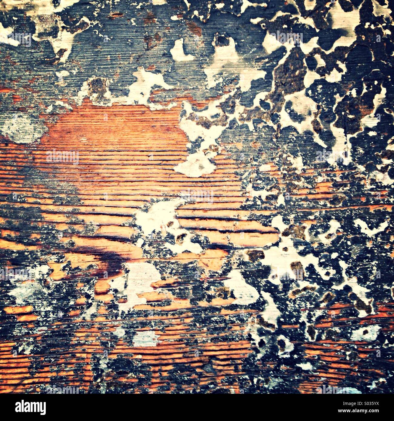 Paint peeling from wood Stock Photo Alamy