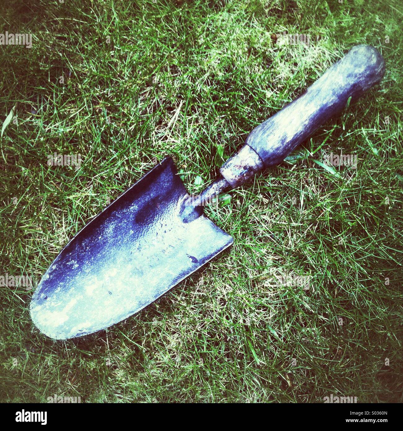 Garden trowel - Smartphone Captured Stock Image