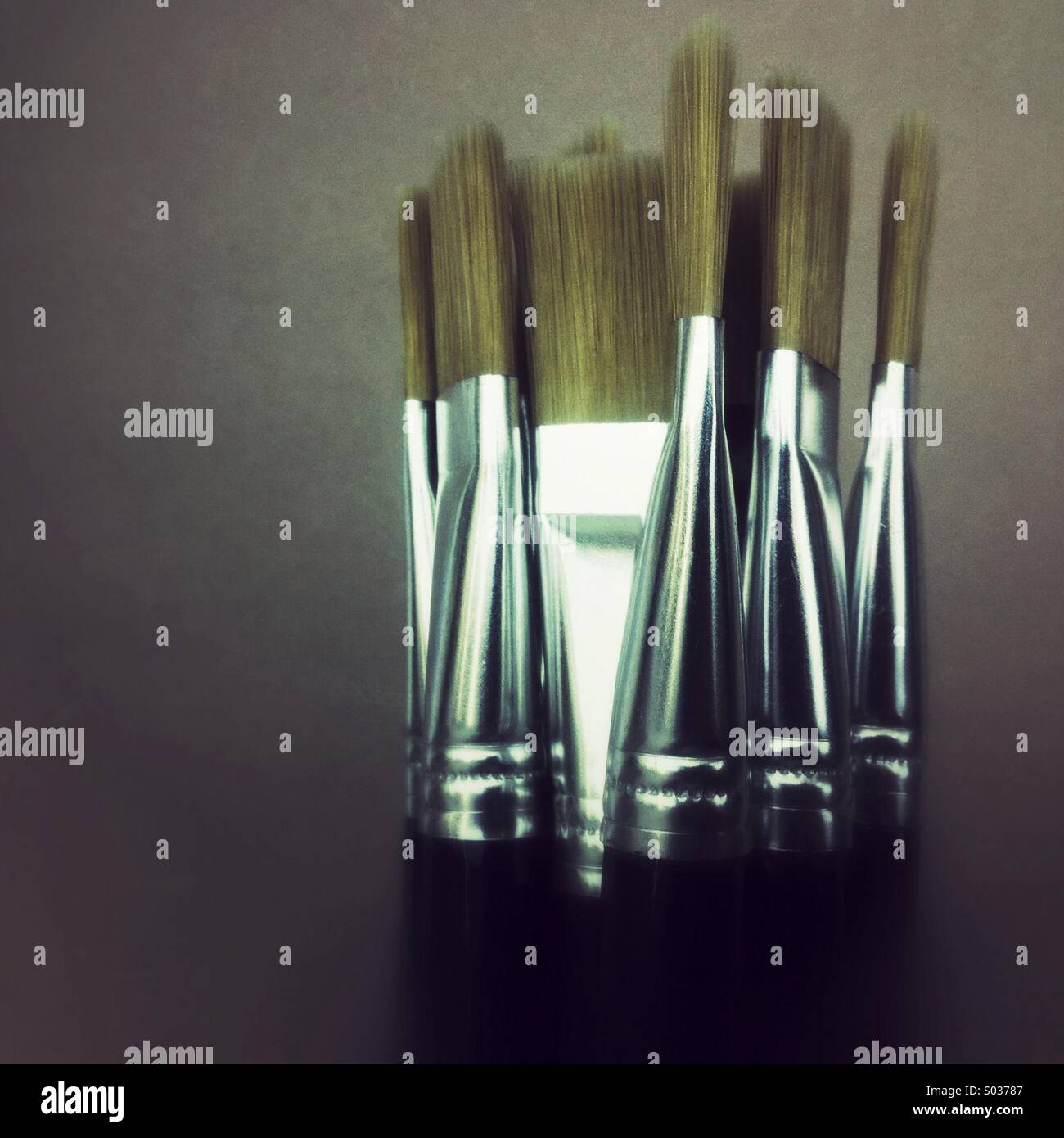 Paint brushes - Smartphone Captured Stock Image