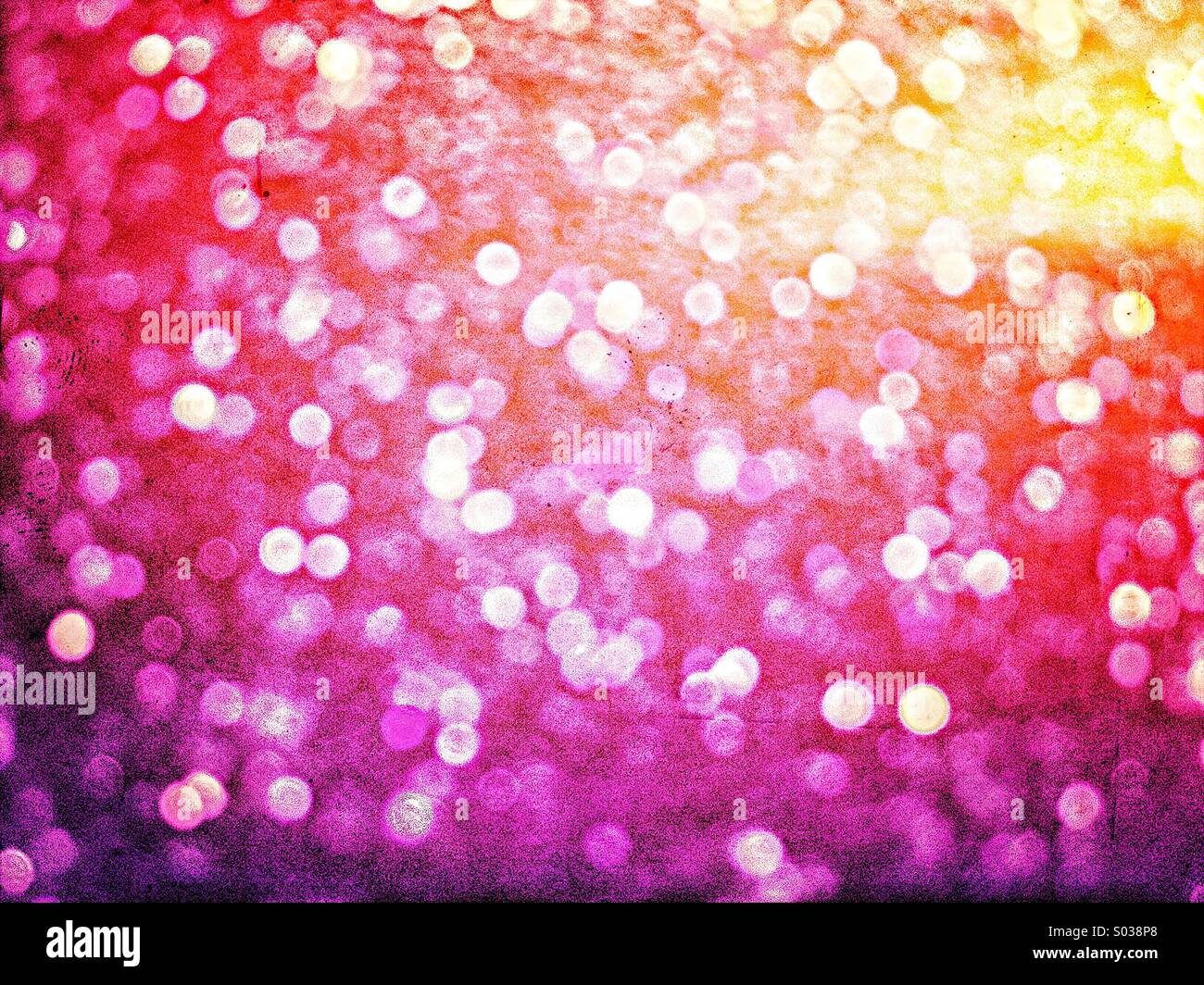 Warm grungy bokeh - Smartphone Captured Stock Image