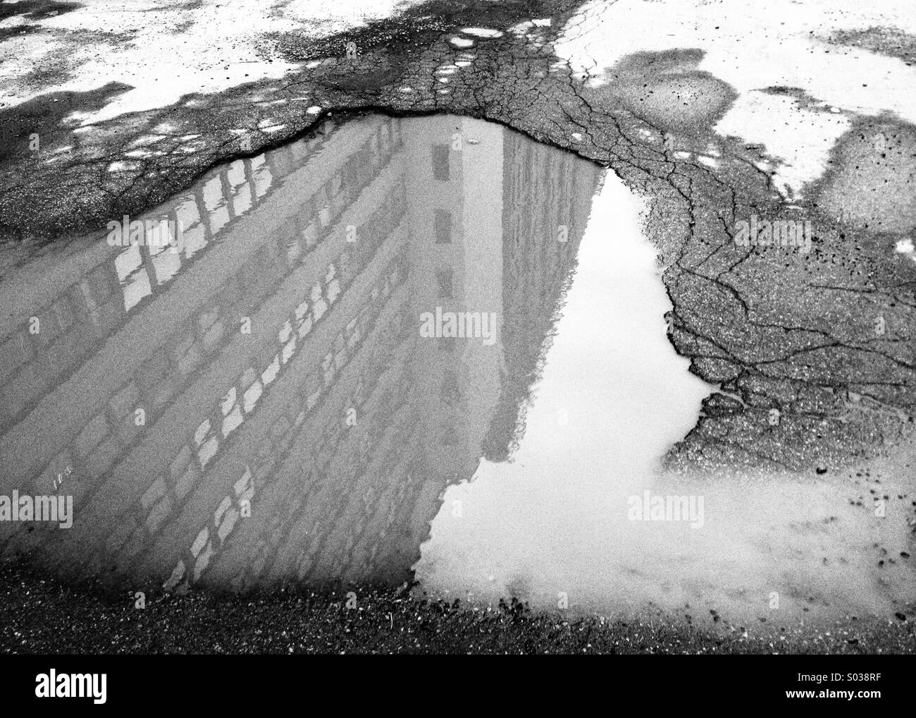 Puddle - Smartphone Captured Stock Image