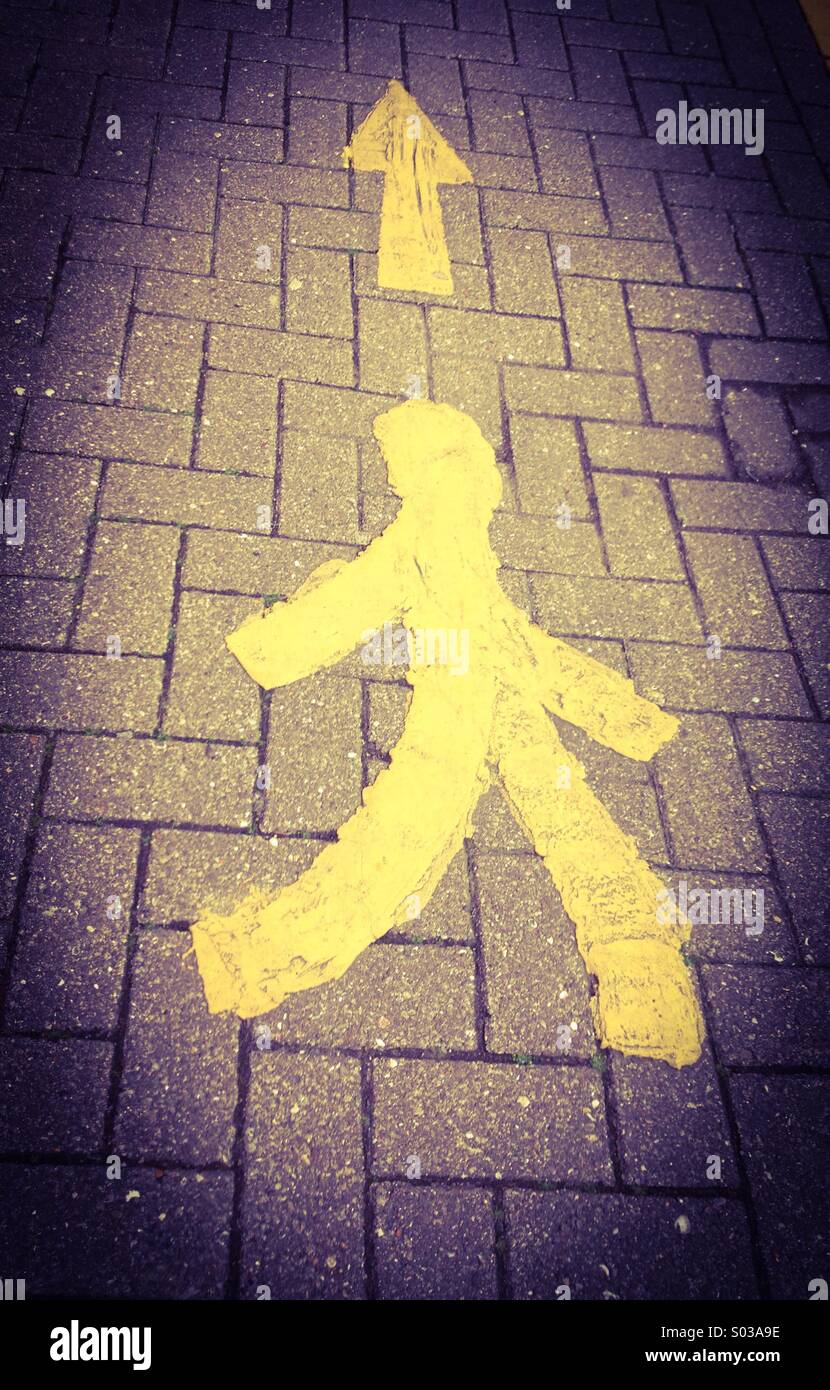 Walk this way - Smartphone Captured Stock Image