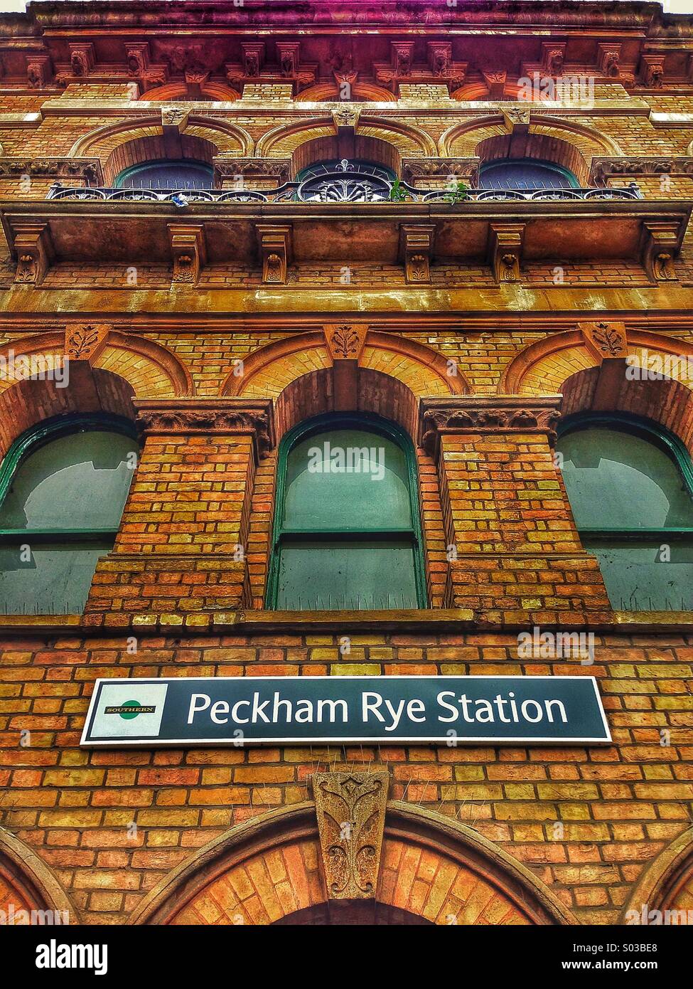 Peckham Rye Station Stock Photo Alamy