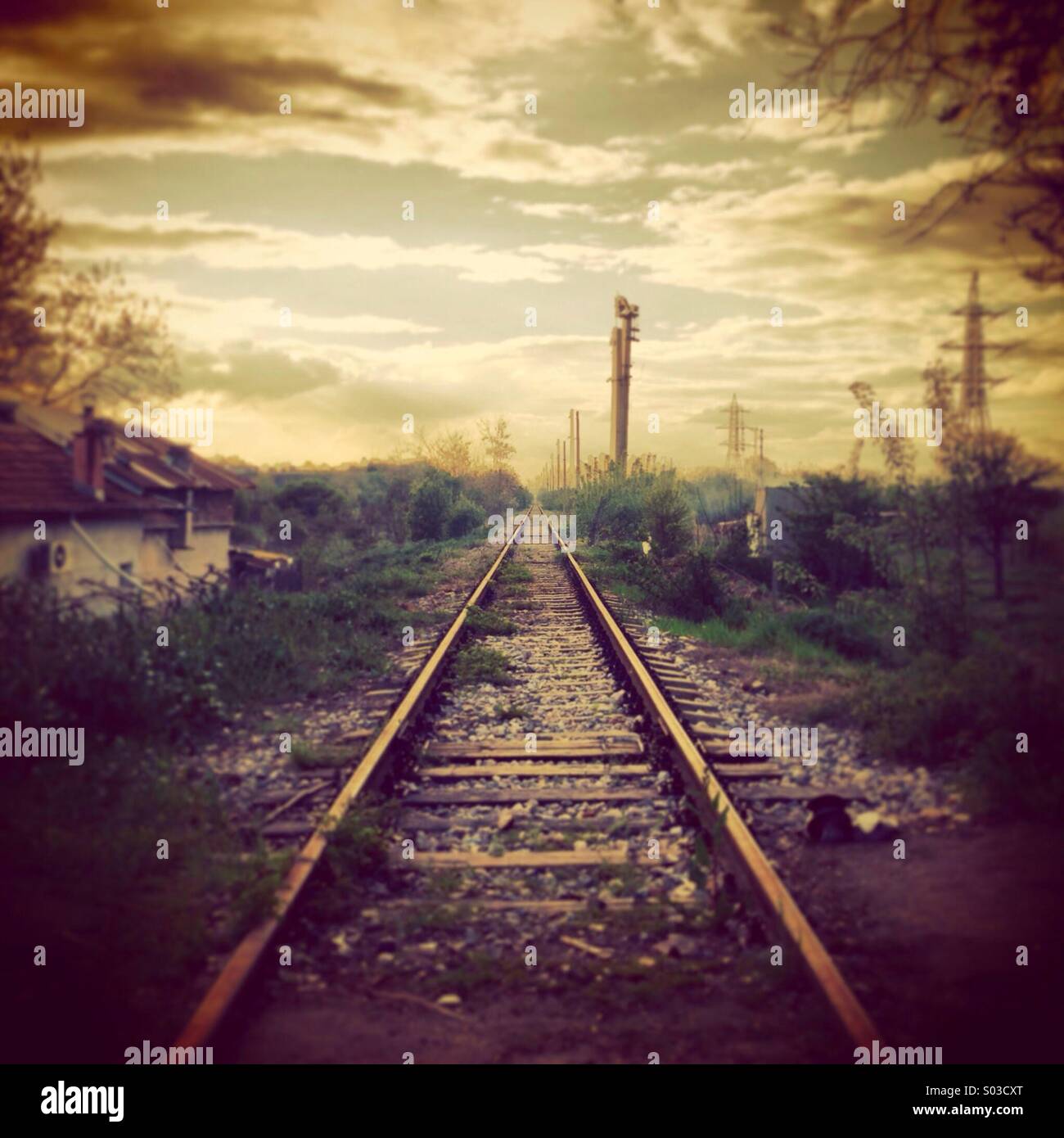 Direction - The past - Smartphone Captured Stock Image