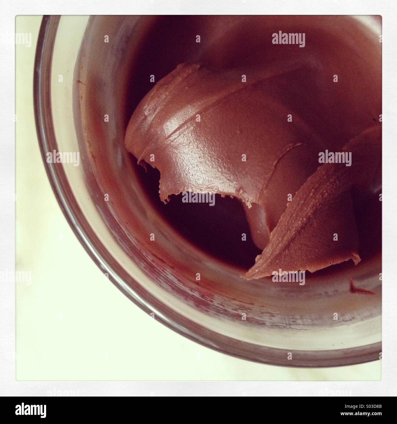Jar of chocolate Stock Photo - Alamy