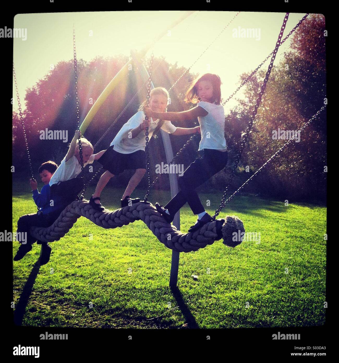 Summer Playground - Smartphone Captured Stock Image