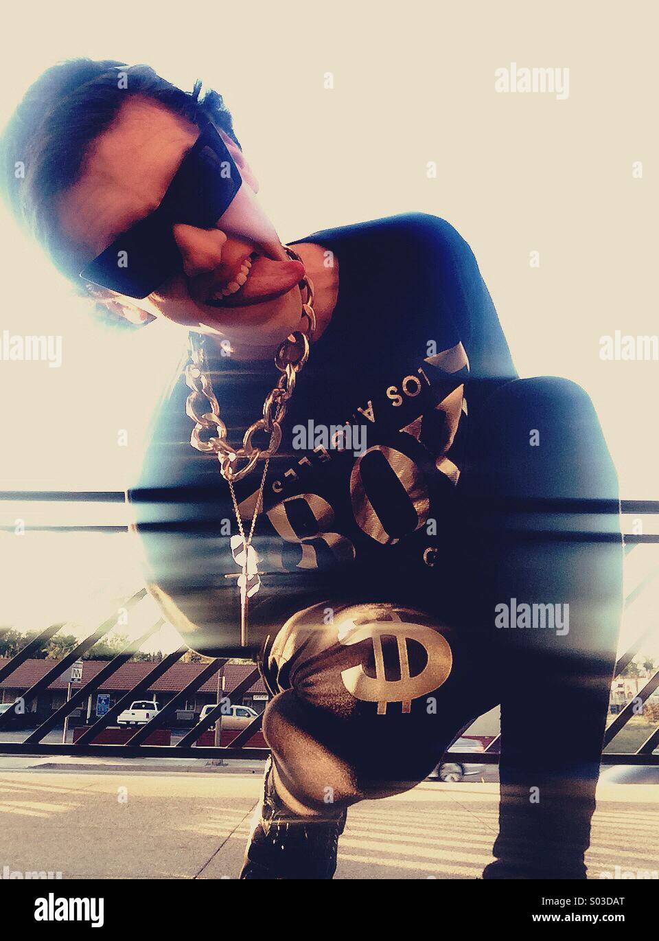White store rapper chains