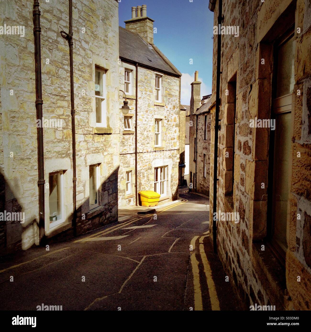 Mounthoully street shetland Stock Photo Alamy