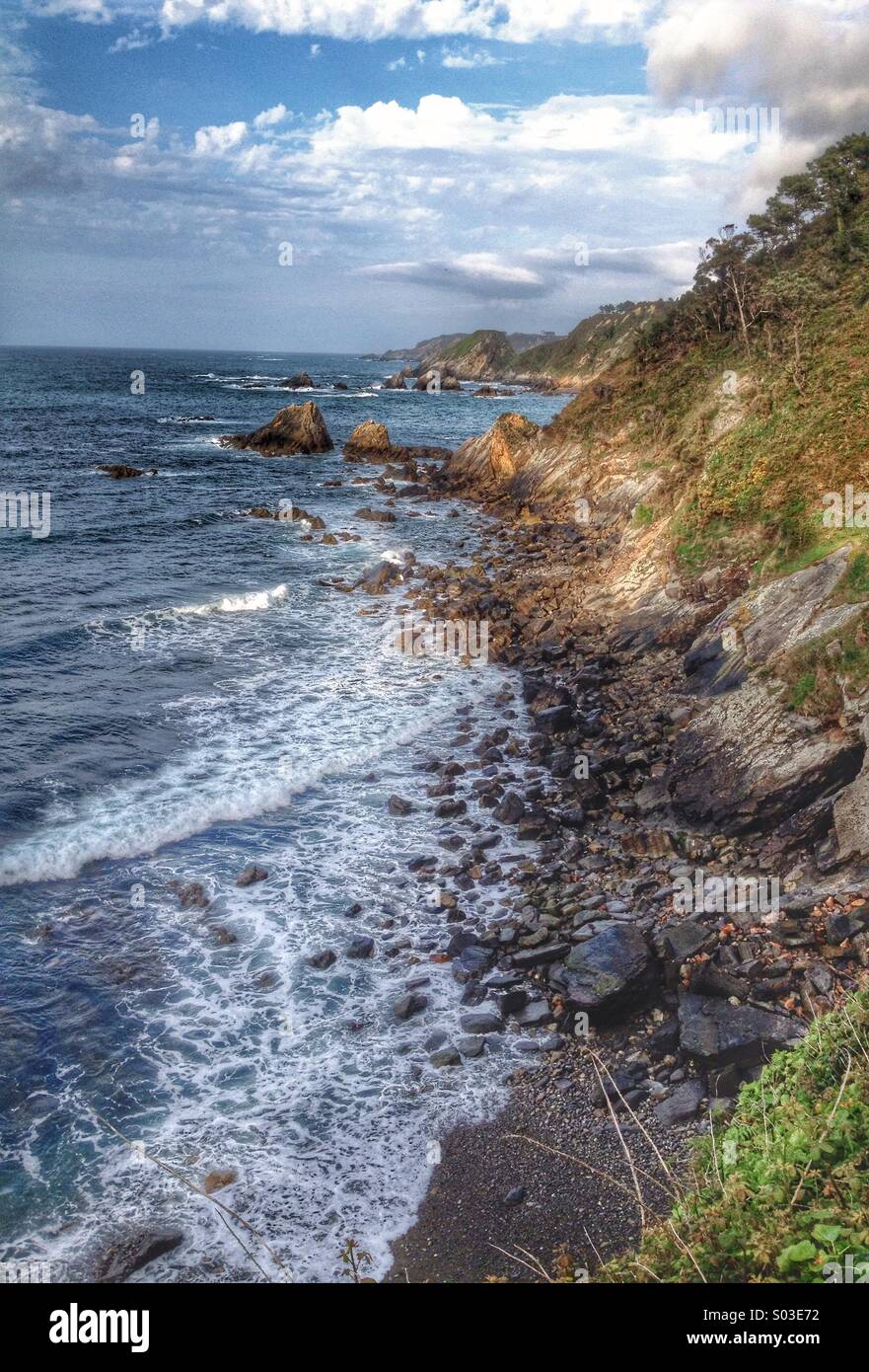 Cantabrian coast Stock Photo