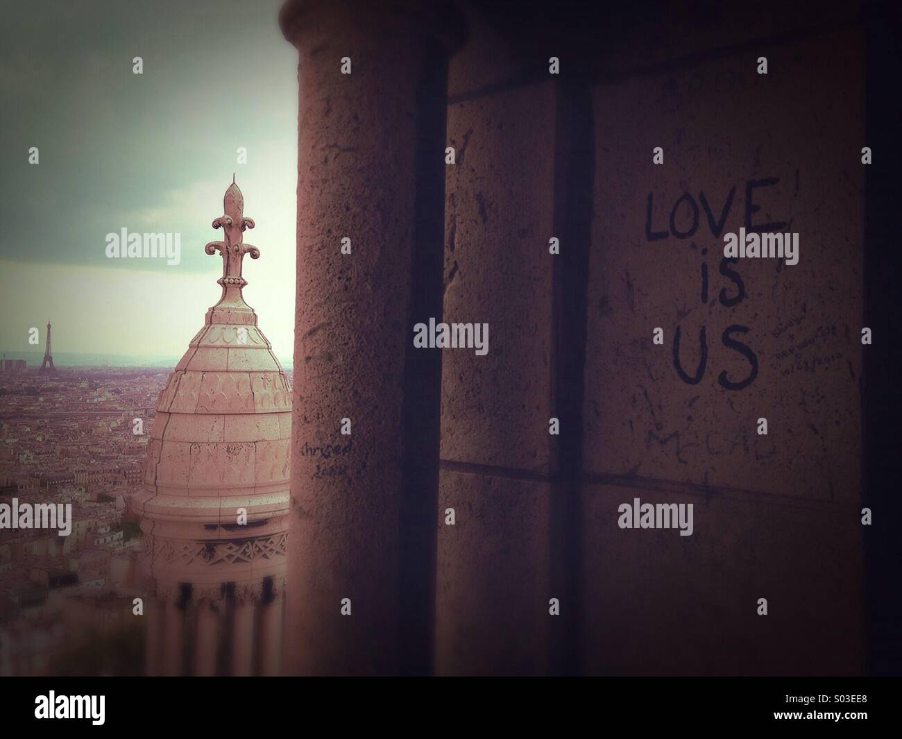 Love is us - Smartphone Captured Stock Image