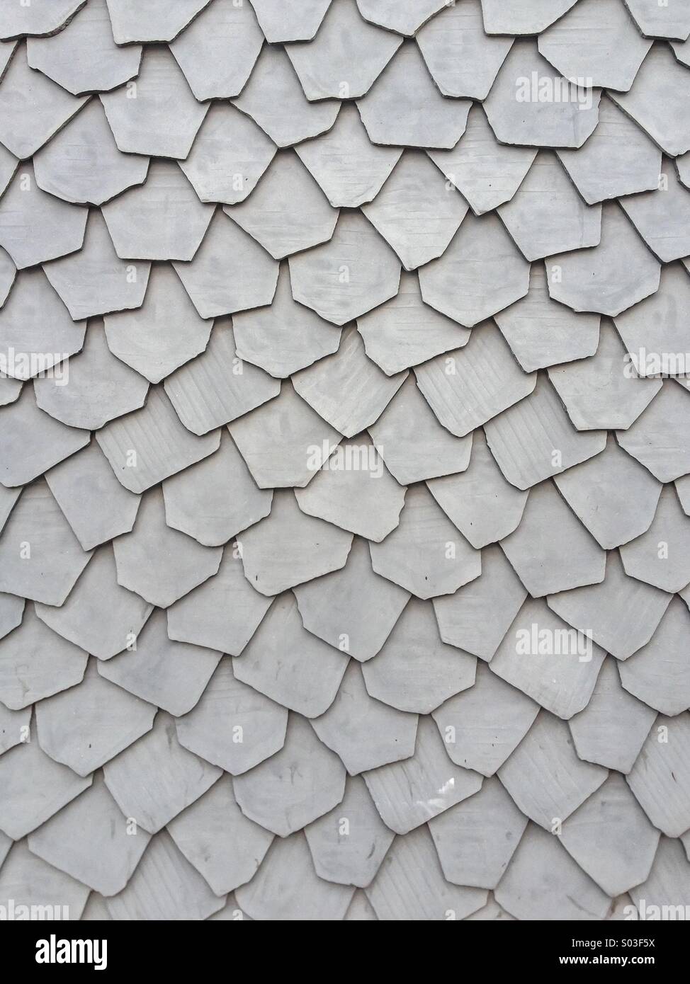 Gray stone wall tile Stock Photo