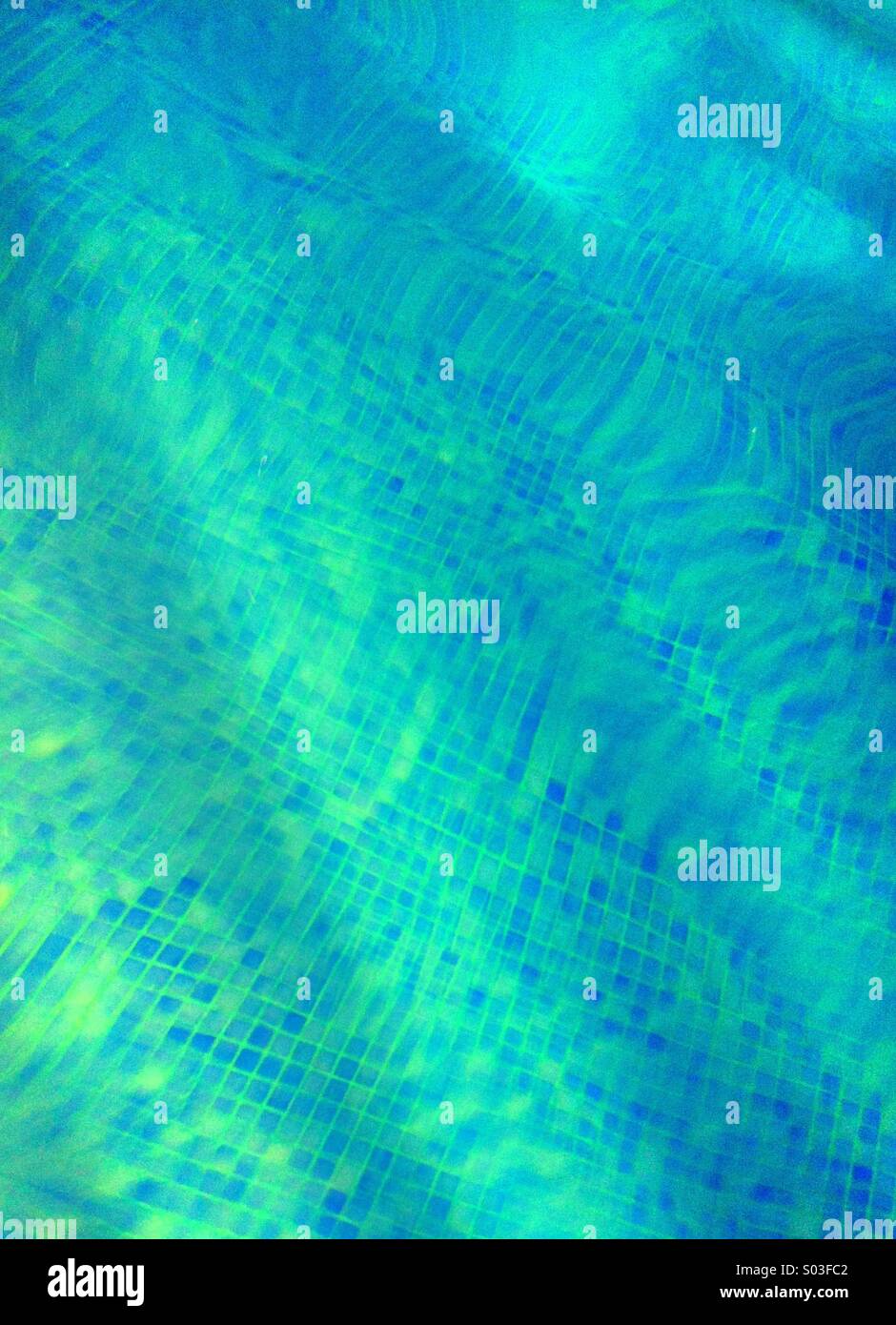 Swimming pool water lighting at night - Smartphone Captured Stock Image