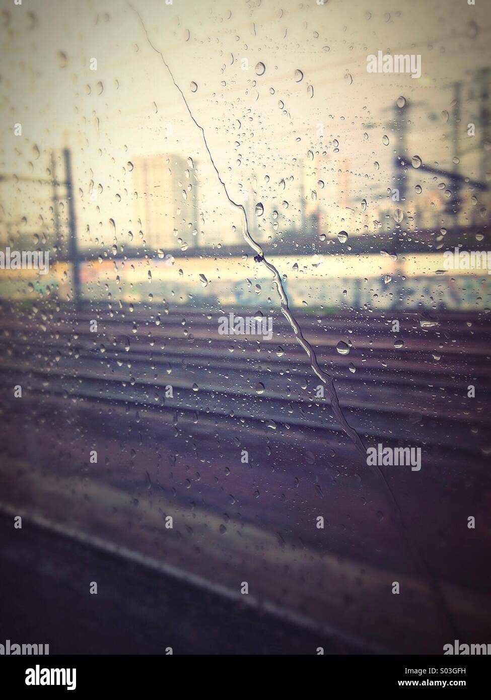 Rainy day - Smartphone Captured Stock Image