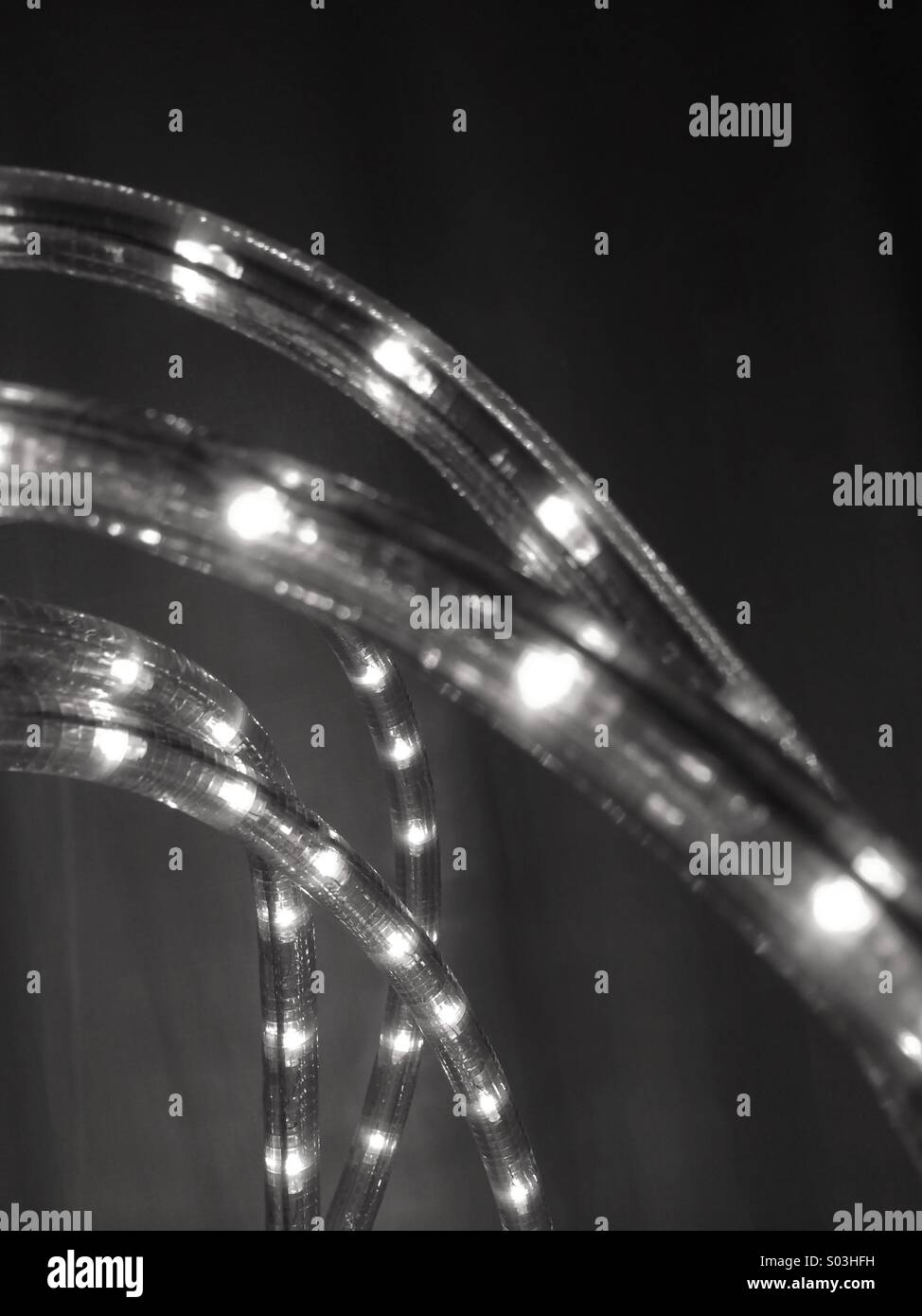 Tube lighting decoration Stock Photo Alamy