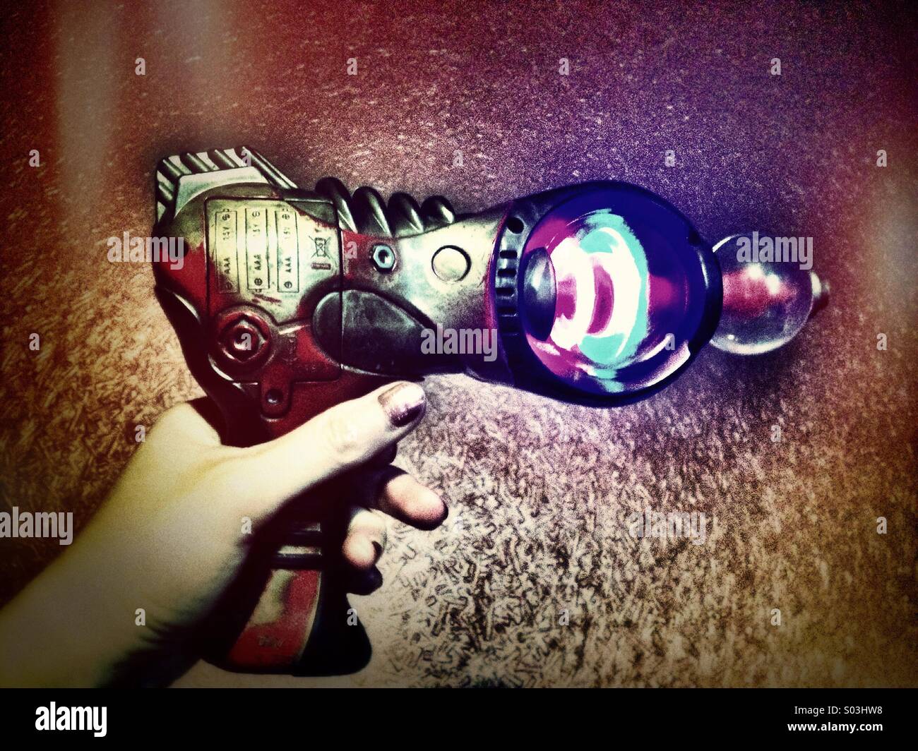 Ray gun - Smartphone Captured Stock Image