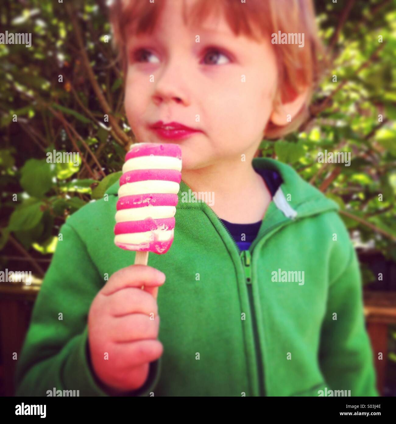 Twister Ice-cream - Smartphone Captured Stock Image