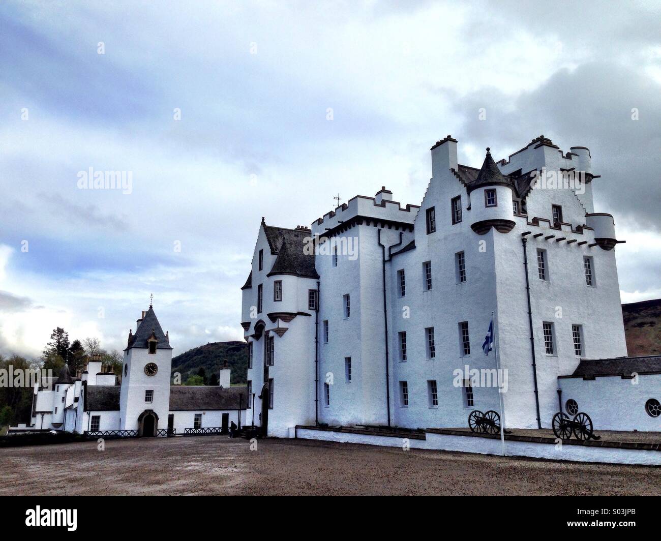 Blair Atholl Castle Stock Photo Alamy