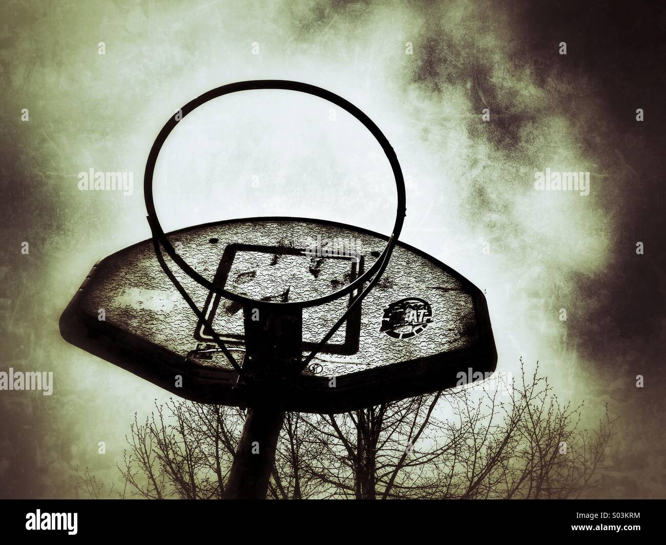 Basketball - Smartphone Captured Stock Image