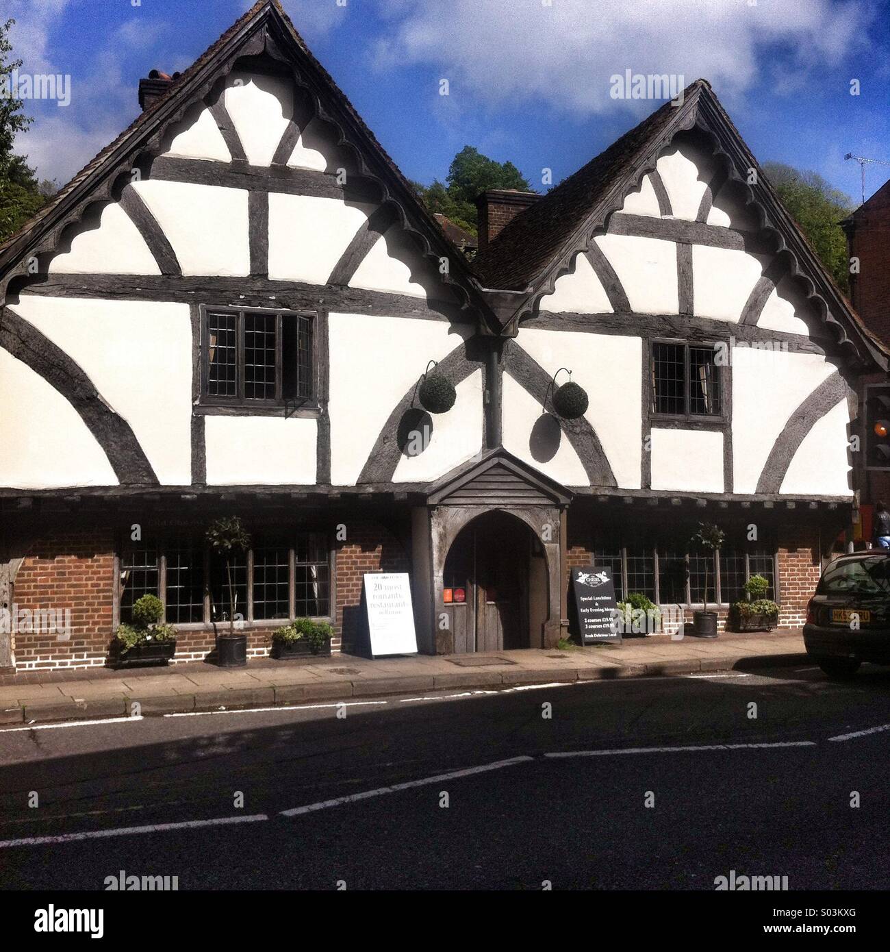 Chesil street rectory. Winchester Hampshire. England. - Smartphone Captured Stock Image