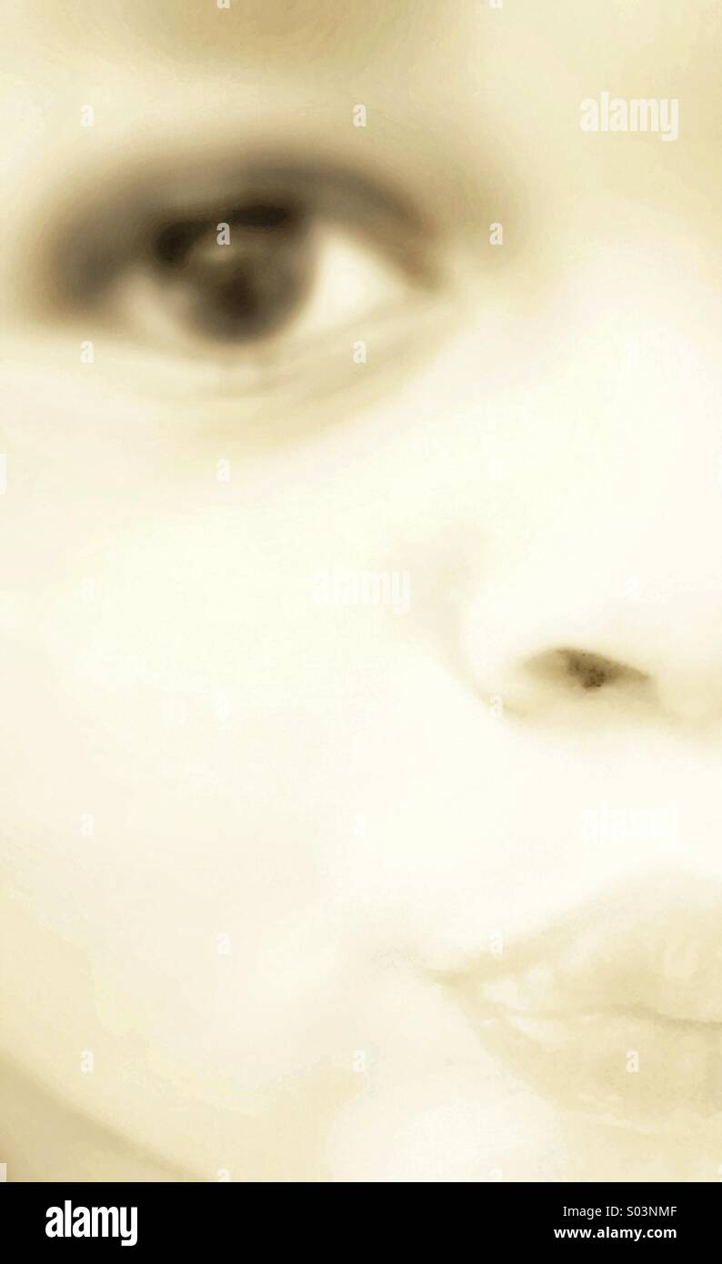 Child's portrait - Smartphone Captured Stock Image