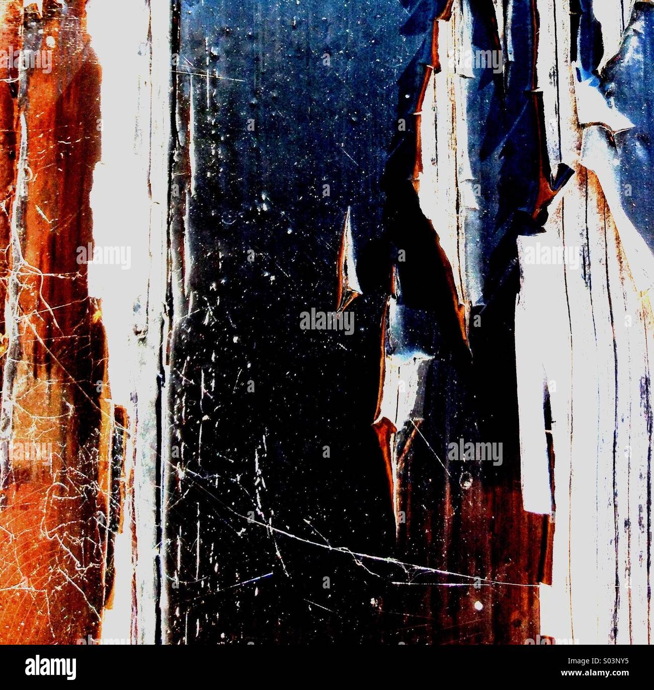 Peeling Paint - Smartphone Captured Stock Image