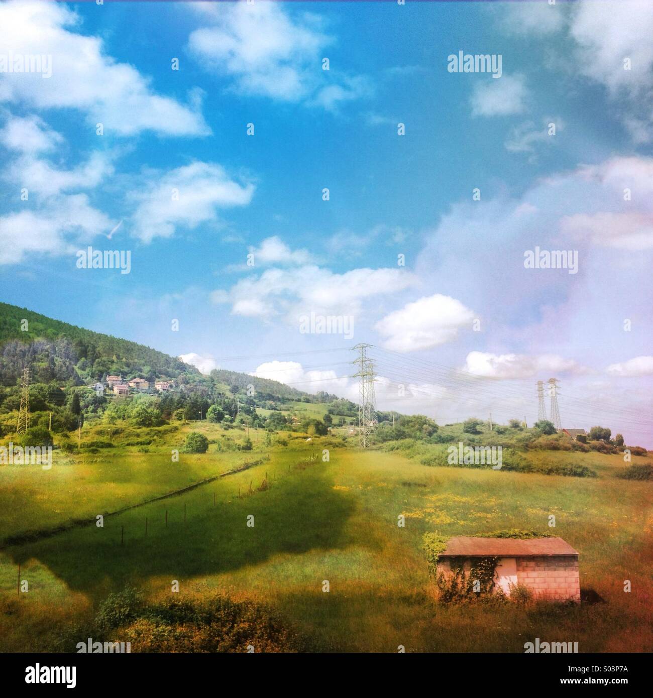 Asturias landscape Stock Photo