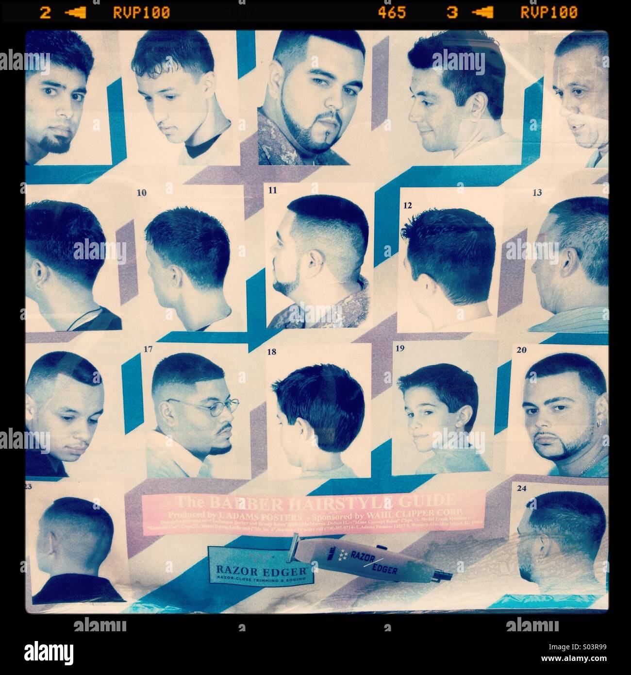 barber haircuts poster