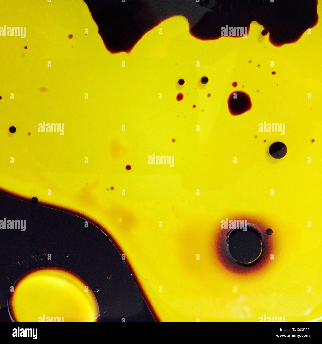 Olive oil with balsamic vinegar - Smartphone Captured Stock Image