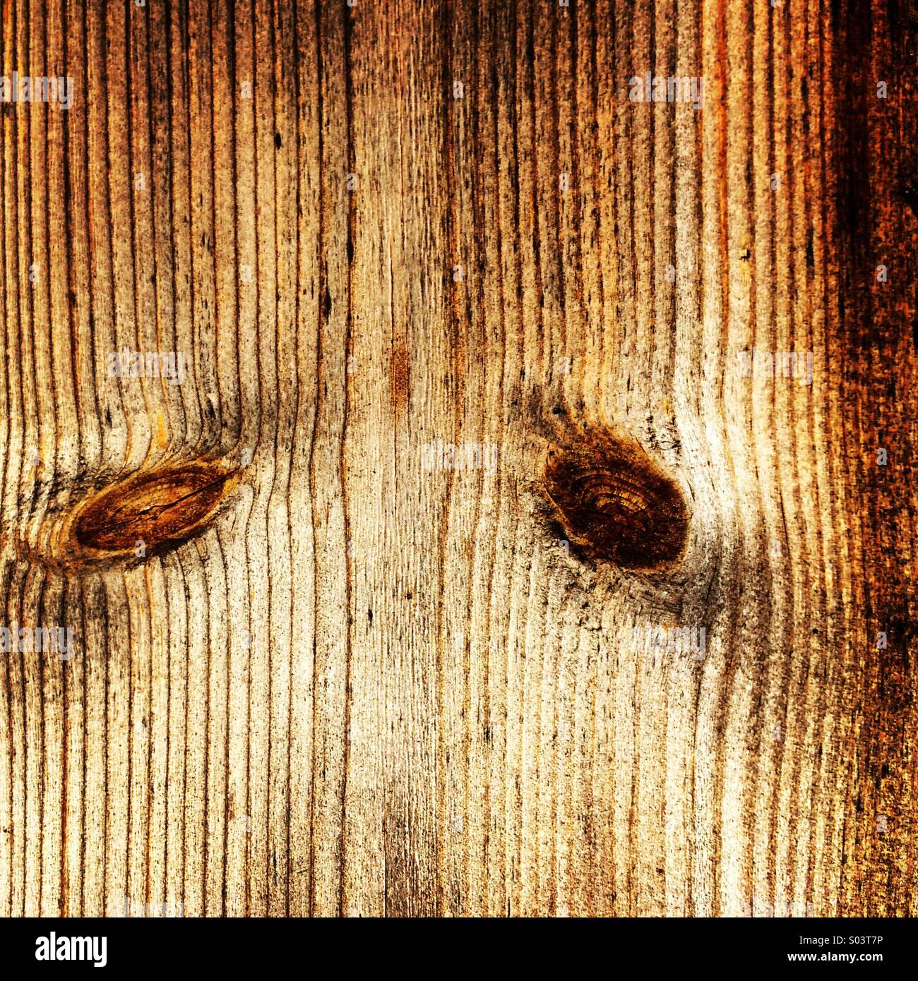 Close-up of wooden fence panel. Stock Photo