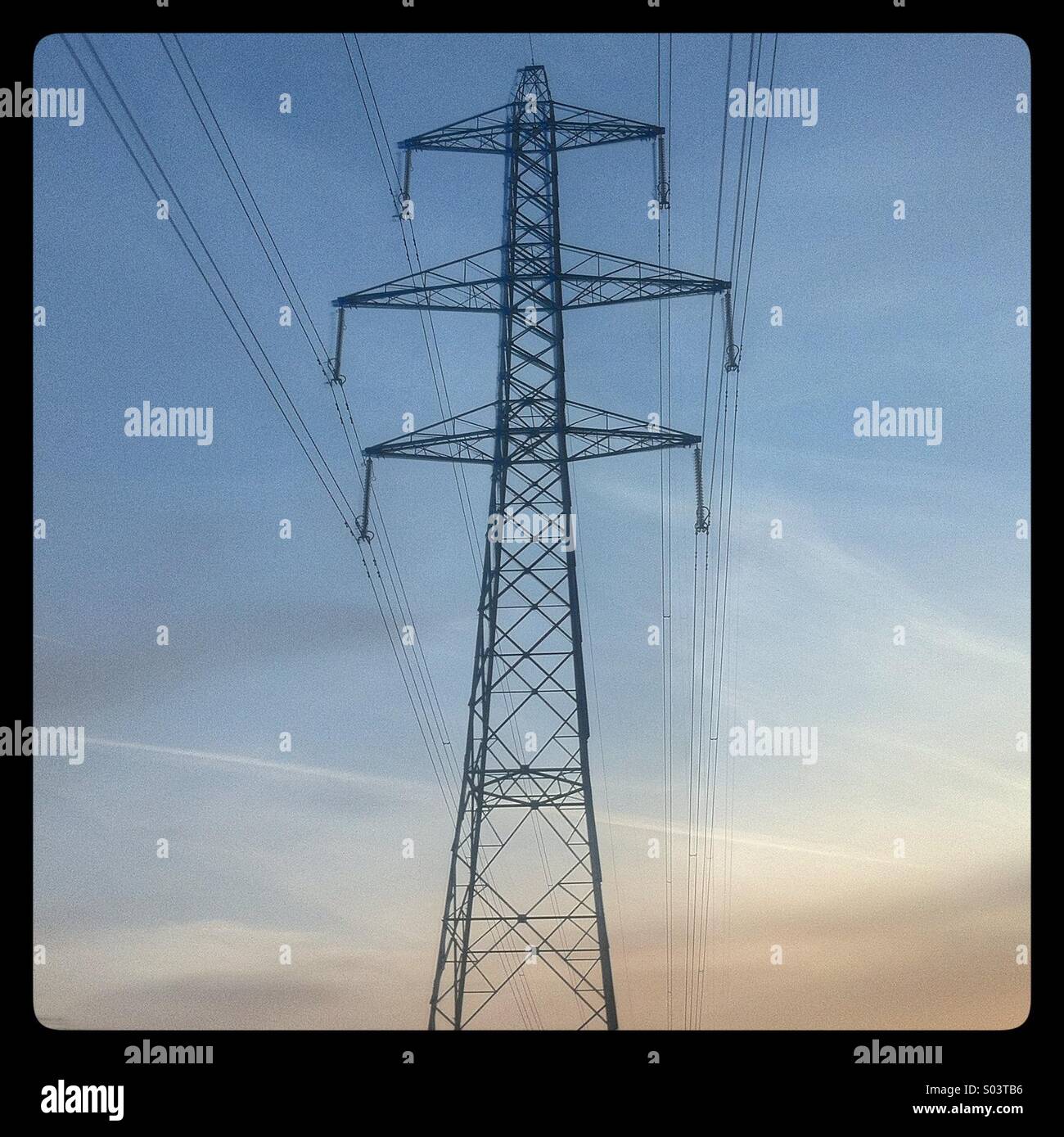 Electricity Power Pylon Hi res Stock Photography And Images Alamy