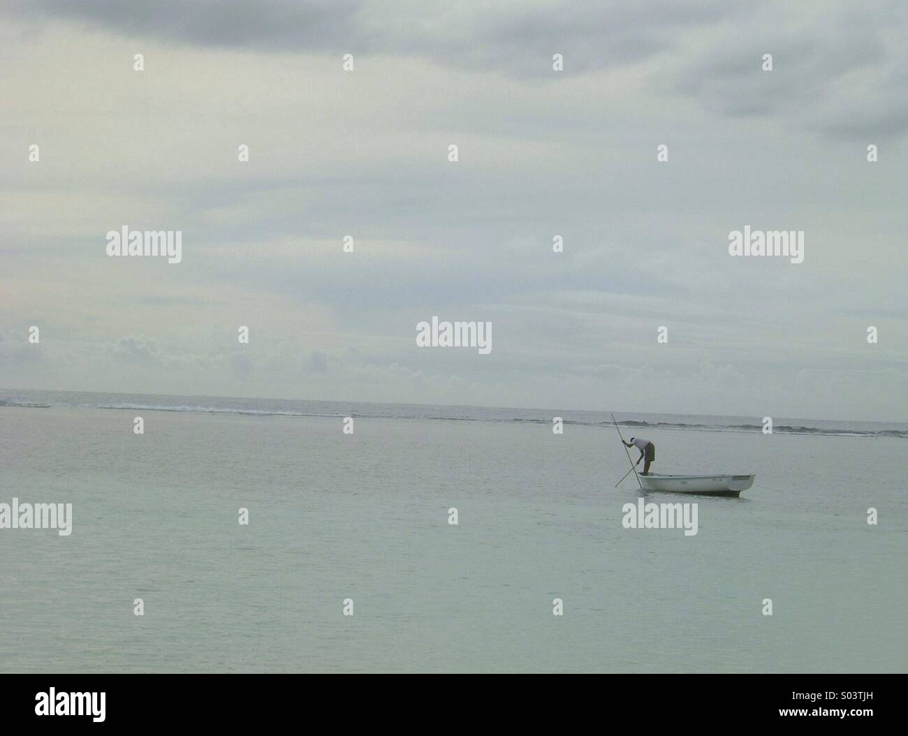 Octopus fishing Mauritius Stock Photo Alamy