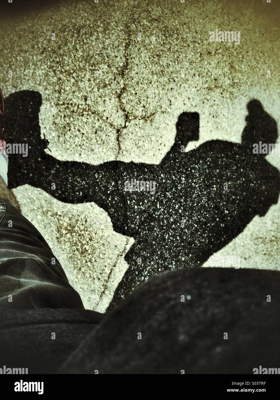 Out for a walk - Smartphone Captured Stock Image