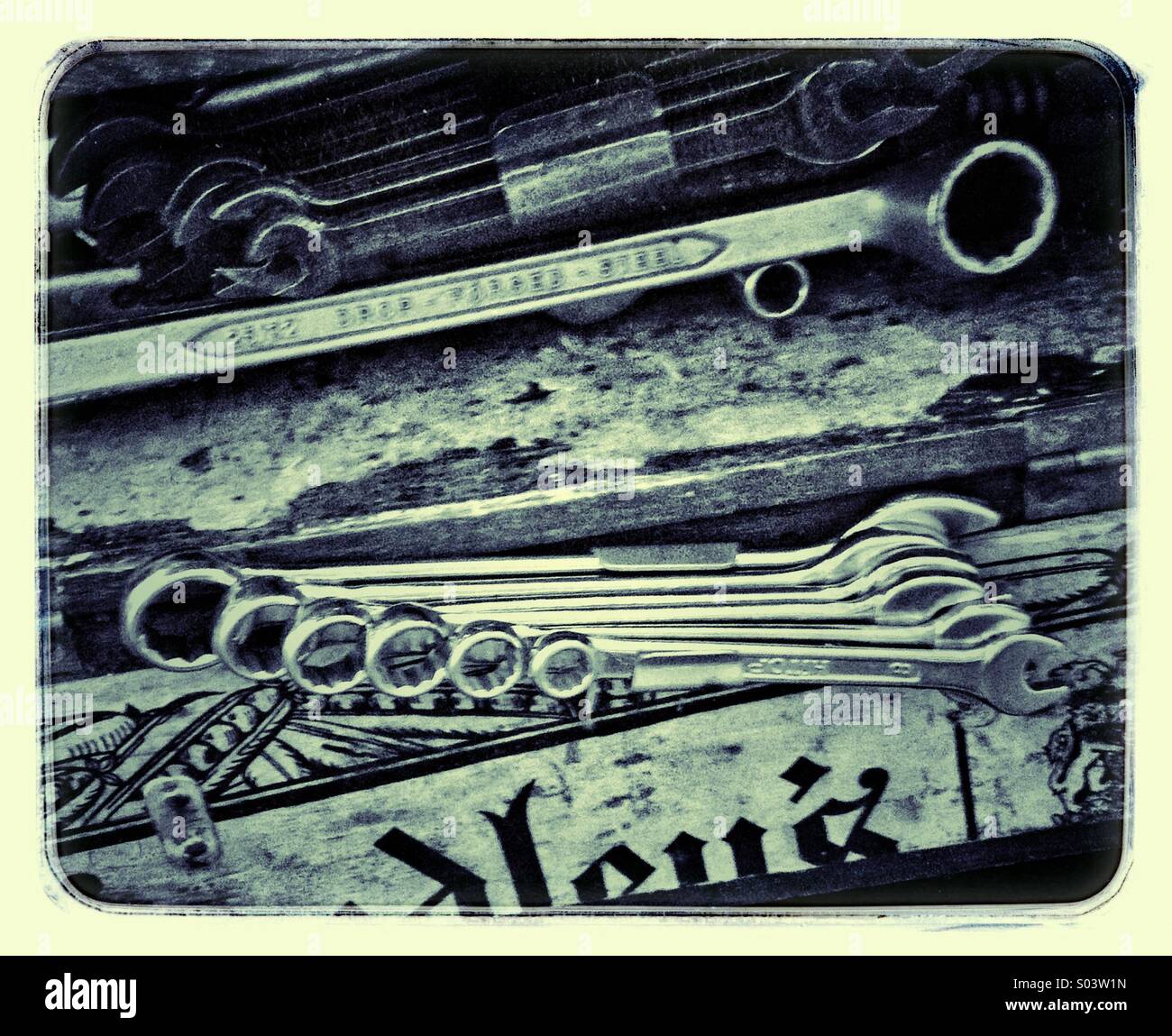 Tool box - Smartphone Captured Stock Image